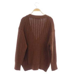 ebure RON HERMAN Cotton Cashmere Low Gauge Cardigan ブラウン