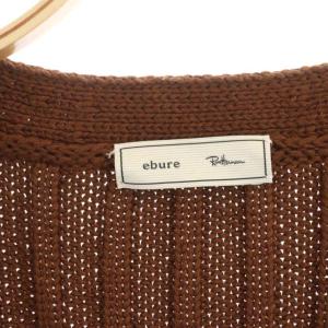 ebure RON HERMAN Cotton Cashmere Low Gauge Cardigan ブラウン