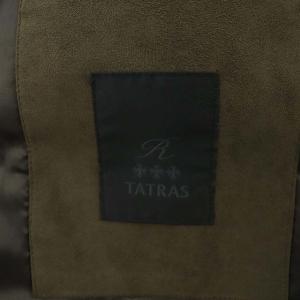 TATRAS Rライン テクニカルスウェード ダウンコート 01 ダークブラウン