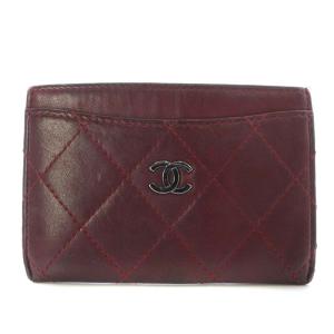 マトラッセ カードケース パスケース 名刺入れ ココマーク レザー ボルドー 15番台