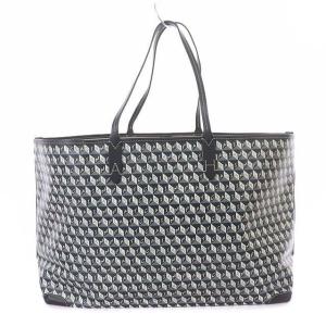 ANYA HINDMARCH トートバッグ AM A Plastic 総柄 カーキグレー
