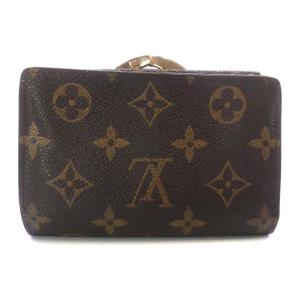 LOUIS VUITTON モノグラム ポルトフォイユ ヴィエノワ がま口 財布 二つ折り ブラウン M61674