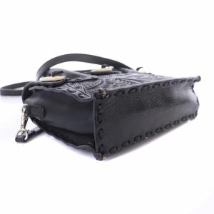 CARVING TRIBES ハンドバッグ ショルダーバッグ 2WAY レザー マエストラ S 黒 ブラック