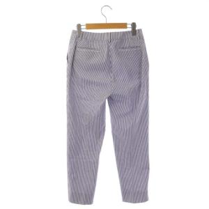 Brooks Brothers テーパードパンツ シアサッカー ストライプ I36 ブルー ホワイト
