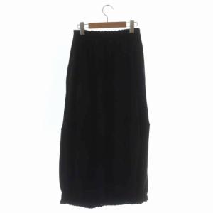 ENFOLD 22SS ミリオーネ ゴムコクーンSKIRT スカート ロング バルーン 38 黒 ブラック