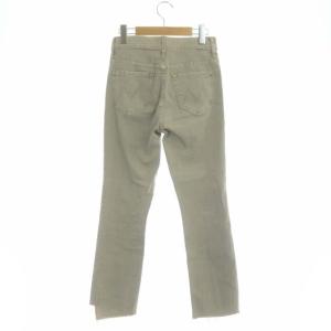 MOTHER COT INSIDER CROP デニムパンツ ジーンズ カットオフ 25 グレージュ
