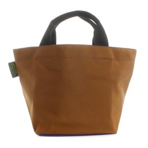 Hervé Chapelier 舟形トートバッグM ナイロン ブラウン パープル