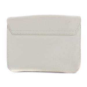 FURLA メトロポリス ショルダーバッグ スタッズ レザー 白 ホワイト