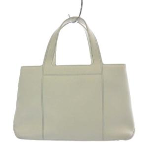 Salvatore Ferragamo ハンドバッグ ガンチーニジップ レザー 白 ホワイト DY-21 4301