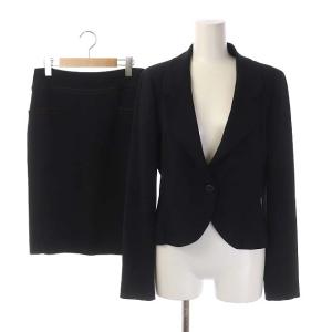 セットアップ スーツ テーラードジャケット タイトスカート 38 紺