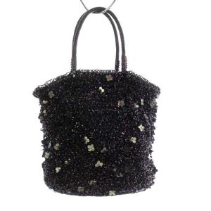 ANTEPRIMA フィオリトゥーラ ワイヤーバッグ ハンドバッグ フラワーモチーフ パープル