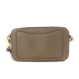MARC JACOBS スナップショット カメラバッグ ショルダーバッグ ワンショルダー レザー ブラウン