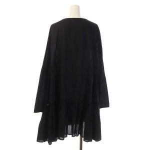 Merlette Martel Dress 長袖 比翼仕立て XS ブラック