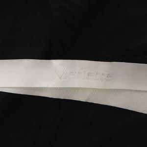 Merlette Martel Dress 長袖 比翼仕立て XS ブラック