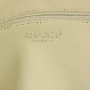 CHANEL ヴィンテージ スポーツライン ボストンバッグ ハンドバッグ マトラッセ ロゴ キャンバス グレー 6番台