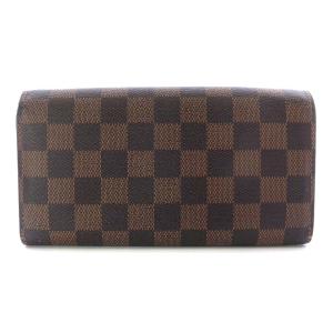 LOUIS VUITTON ダミエ ポルトフォイユサラ 長財布 ブラウン N61734