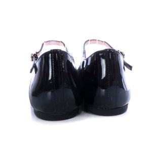 Repetto バレエシューズ パンプス フラット ポインテッドトゥ スエード エナメル ストラップ 36 ブラック