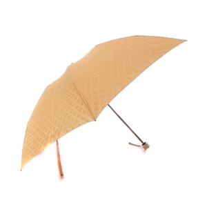 CELINE 傘 折り畳み 雨傘 マカダム バイカラー ベージュ ピンク