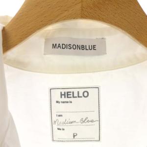 MADISONBLUE SLEEVELESS JBRADLEY SHIRT ノースリーブシャツ ドロップショルダー ホワイト