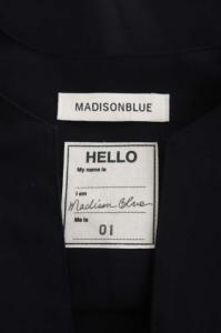 MADISONBLUE eclat スリットワンピース 01 黒