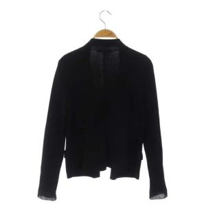 MACKINTOSH ニットジャケット カーディガン 長袖 テーラード 38 ブラック