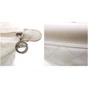 Longchamp ル・プリアージュ トートバッグ ハンドバッグ 総柄 ナイロン ホワイト