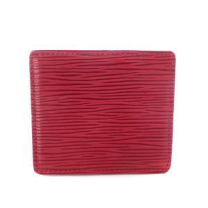 LOUIS VUITTON エピ ポルトモネ ボワット コインケース 小銭入れ レザー 赤 レッド M63697