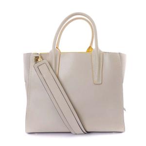russet トートバッグ ハンドバッグ ショルダーバッグ 2WAY グレー イエロー