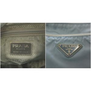 PRADA ショルダーバッグ ワンショルダー ロゴ ナイロン ブルー