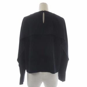 ADORE クリアストレッチブラウス ワイドパンツセットアップ 長袖 38 ネイビー