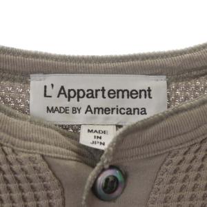 AMERICANA アパルトモン別注 20AW Thermal relax T チュニック 長袖 グレー