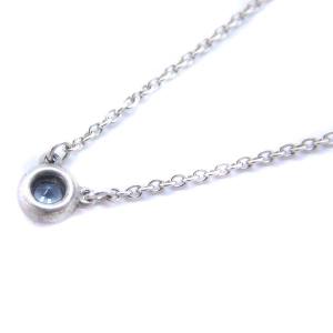 TIFFANY&Co. バイザヤード ネックレス アクアマリン 925SV