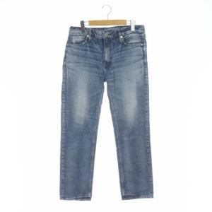 THE LIPSTICK デニムパンツ ジーンズ スリム ダメージ加工 USED加工 26 青 ブルー