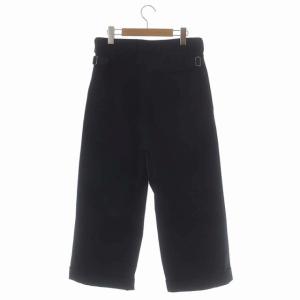 MHL. COTTON WOOL DRILL ワイドパンツ ジッパーフライ 2 ネイビー