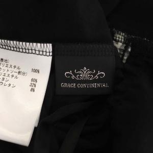 GRACE CONTINENTAL 20SS シャーリングプリントカットトップス ブラウス スクエアネック 36 マルチカラー