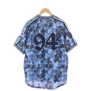 Supreme 21AW Kanji Camo Zip Up Baseball Jersey シャツ 半袖