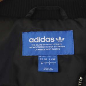adidas Originals キルテッドジャケット キルティングジャケット 中綿ジャケット ブルゾン L ブラック