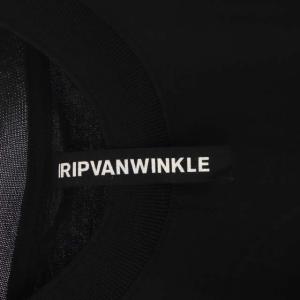 RIPVANWINKLE 21SS レイヤード Tシャツ カットソー 半袖 プルオーバー 3 黒 ブラック