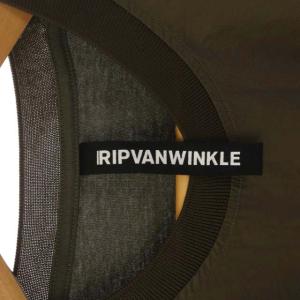 RIPVANWINKLE 21SS レイヤード Tシャツ カットソー 半袖 プルオーバー 3 カーキ