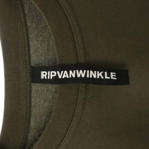 RIPVANWINKLE 21SS サイドポケット Tシャツ カットソー 半袖 プルオーバー 3 カーキ