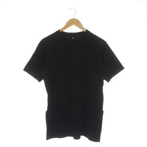 21SS サイドポケット Tシャツ 半袖 クルーネック 3 黒 ブラック