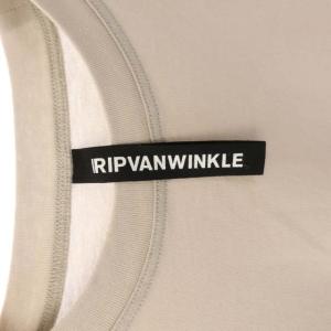 RIPVANWINKLE 21SS サイドポケット Tシャツ カットソー 半袖 プルオーバー 3 ライトグレージュ