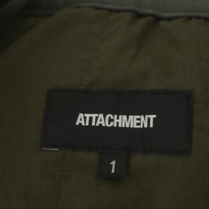 ATTACHMENT 21AW 圧縮ポンチ ツータック イージーパンツ テーパード 1 グレー カーキ