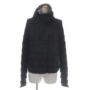 FETE プリーツカーディガン 長袖  02 チャコールグレー ブラック