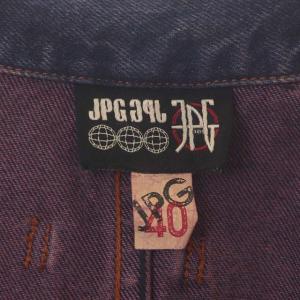 Jean Paul GAULTIER デニムジャケット 40 ブルーパープル
