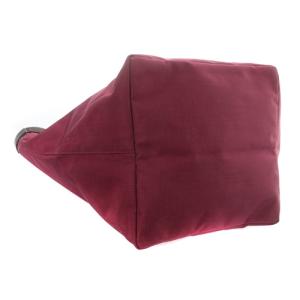 Hervé Chapelier コーデュラ舟形トートバッグ ロゴ レッド L