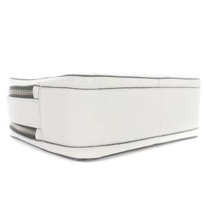 MARC JACOBS ショルダーバッグ ハンドバッグ 2way ロゴ レザー ライトグレー