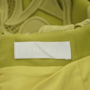 CELFORD 19AW ハートレーススカート タイト ロング 38 ライム
