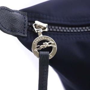 Longchamp トートバッグ ショルダーバッグ プリアージュ M 紺 ネイビー
