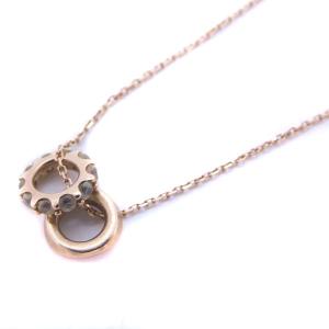 4℃ ネックレス ペンダント ストーン K10 ゴールド